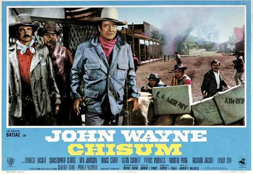 Chisum Movie Poster Print showcasing classic western film art.