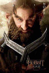 The Hobbit: An Unexpected Journey Movie Poster Print featuring Bilbo Baggins and adventure.