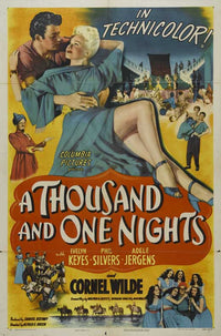 Thousand and One Nights Movie Poster Print showcasing vibrant colors and intricate details.