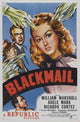 Blackmail Movie Poster Print - Classic Film Art