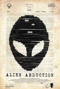 Alien Abduction Movie Poster Print showcasing thrilling sci-fi artwork.