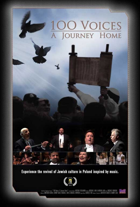 100 Voices: A Journey Home Movie Poster featuring dramatic imagery.