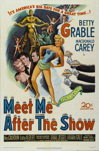 Meet Me After the Show Movie Poster Print displayed in a stylish setting