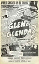 Glen or Glenda? Movie Poster Print featuring iconic imagery.