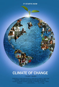 Climate Change Movie Poster Print highlighting environmental awareness.