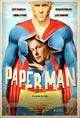 Paper Man Movie Poster Print featuring whimsical animation style