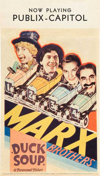 Duck Soup Movie Poster Print - 11x17 Wall Art