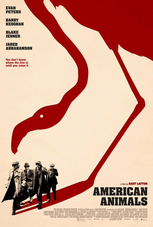 American Animals Movie Poster Print featuring dynamic imagery