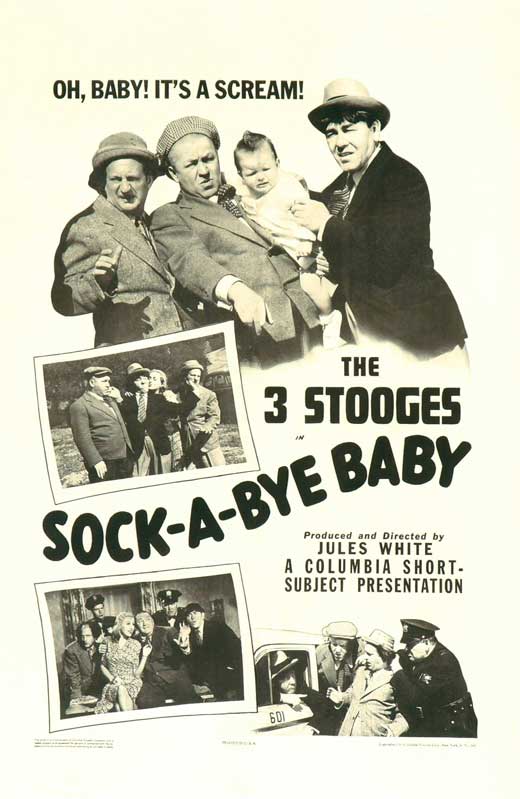 Sock-a-Bye Baby Movie Poster Print showcasing whimsical artwork perfect for nurseries.