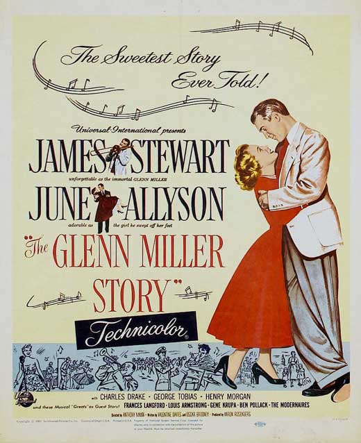 The Glenn Miller Story Movie Poster Print showcasing the iconic film artwork.