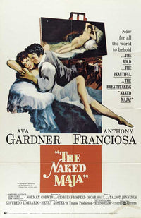 The Naked Maja Movie Poster Print showcasing elegant artwork.