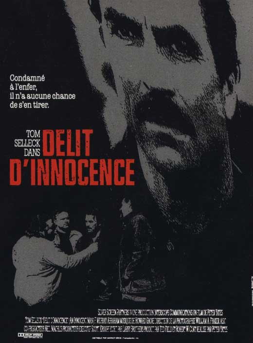 An Innocent Man Movie Poster Print showcasing gripping film narrative.