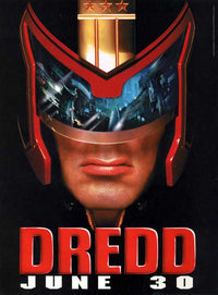 Judge Dredd Movie Poster Print showcasing the iconic character.