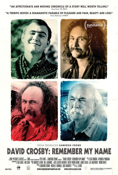 David Crosby: Remember My Name Movie Poster Print