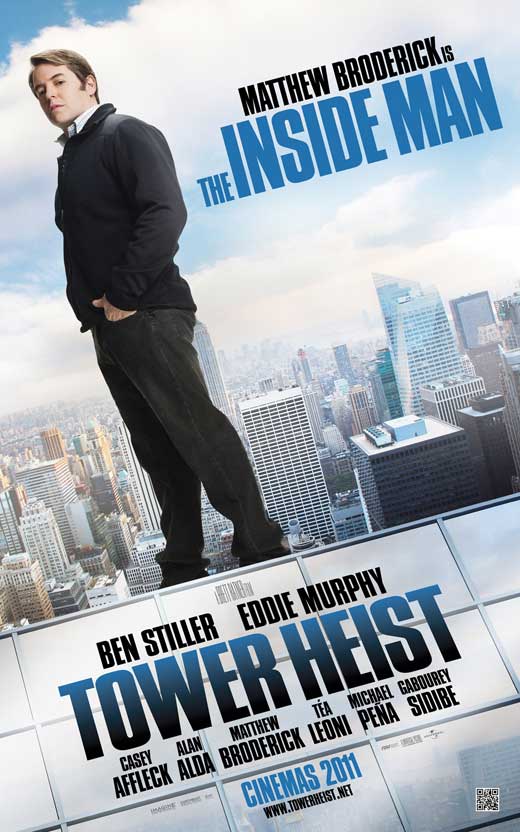Tower Heist Movie Poster Print featuring a heist theme