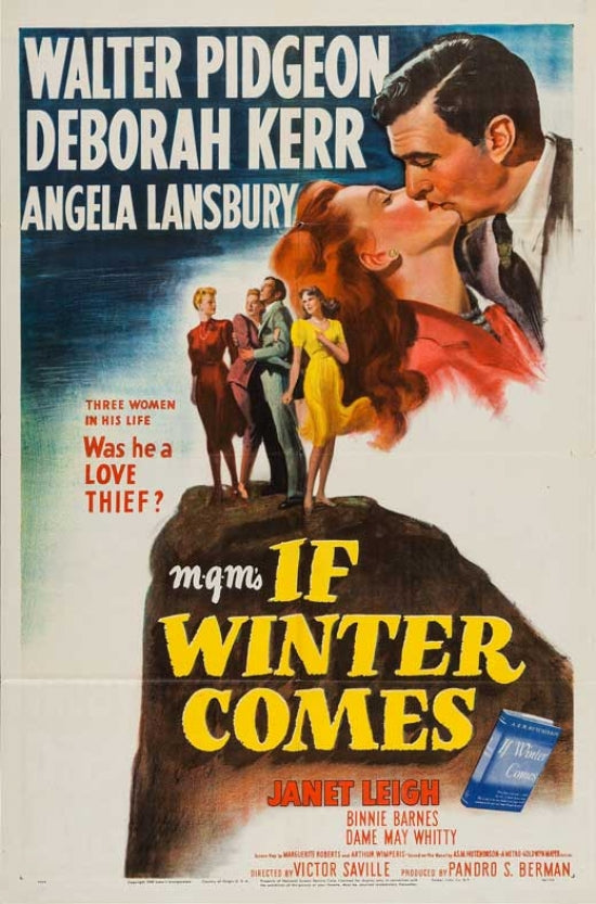 If Winter Comes Movie Poster Print featuring winter themes