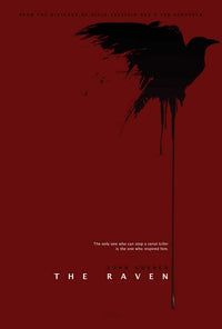 The Raven Movie Poster Print featuring haunting imagery and classic design.