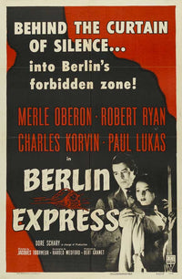 Berlin Express Movie Poster Print showcasing classic cinema design.