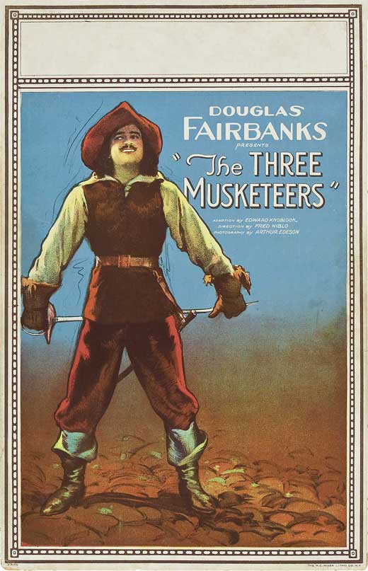 The Three Musketeers Movie Poster Print showcasing adventure and camaraderie.