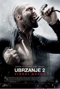 Crank 2: High Voltage Movie Poster Print showcasing dynamic action imagery.