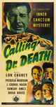 Calling Dr. Death Movie Poster Print showcasing classic horror.