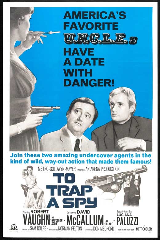 To Trap a Spy Movie Poster Print showcasing vibrant colors and design for film enthusiasts.