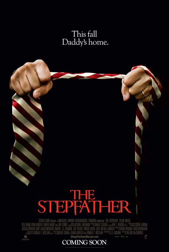The Stepfather Movie Poster Print showcasing suspenseful film art.