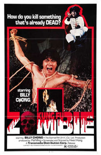 Kung Fu Zombie Movie Poster featuring vibrant colors and dynamic imagery.