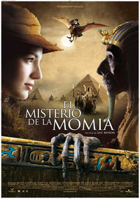The Extraordinary Adventures of Adele Blanc-Sec Movie Poster Print featuring vibrant colors and adventurous imagery.