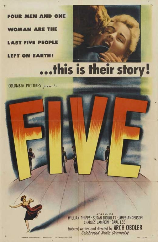 Five Movie Poster Print showcasing classic cinema art.