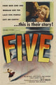 Five Movie Poster Print showcasing classic cinema art.