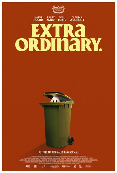 Extra Ordinary Movie Poster Print showcasing vibrant colors and cinematic theme.