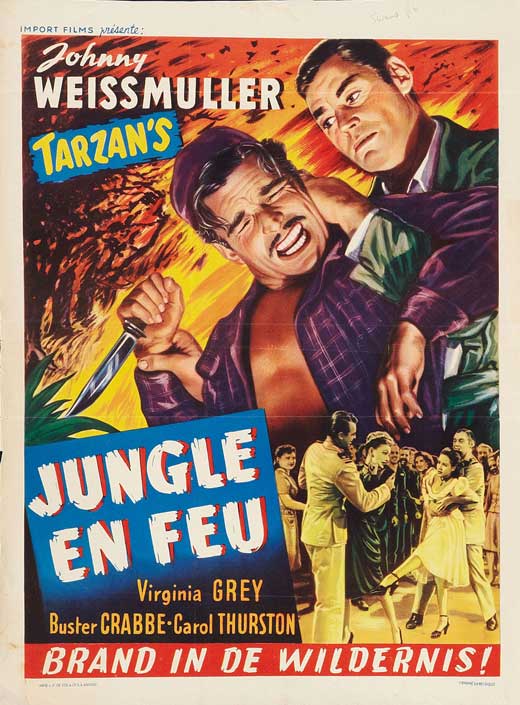 Swamp Fire Movie Poster Print showcasing vibrant colors and dramatic imagery.