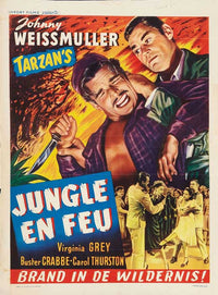 Swamp Fire Movie Poster Print showcasing vibrant colors and dramatic imagery.