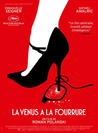 Venus in Fur Movie Poster Print showcasing themes of desire and power.