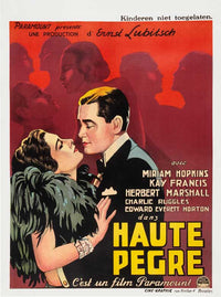 Trouble in Paradise Movie Poster Print showcasing classic cinema art.