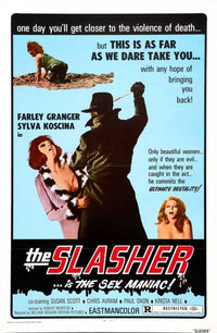 The Slasher Movie Poster featuring intense horror artwork
