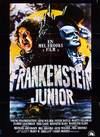Young Frankenstein Movie Poster Print showcasing classic comedy.