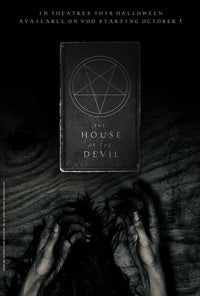 The House of the Devil Movie Poster Print featuring horror-themed artwork.