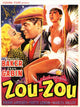 Zouzou Movie Poster Print featuring vibrant colors and classic design.
