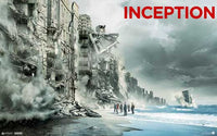 Inception Movie Poster Print featuring striking visuals from the film.
