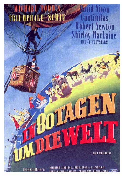 Around the World in 80 Days Movie Poster Print