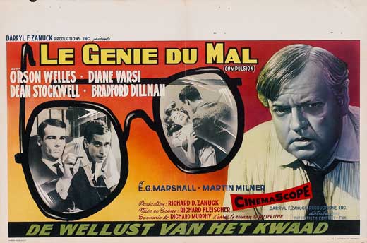 Compulsion Movie Poster Print showcasing thrilling artwork.