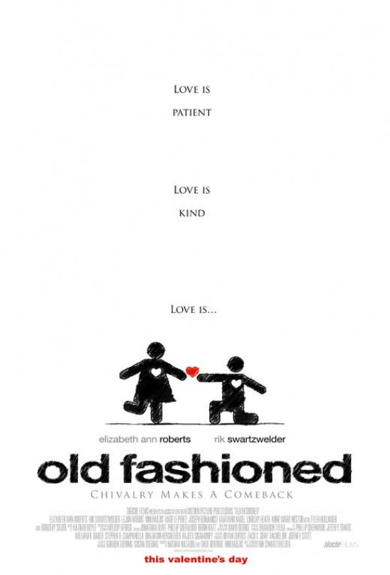 Old Fashioned Movie Poster Print showcasing classic cinema style.