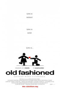 Old Fashioned Movie Poster Print showcasing classic cinema style.