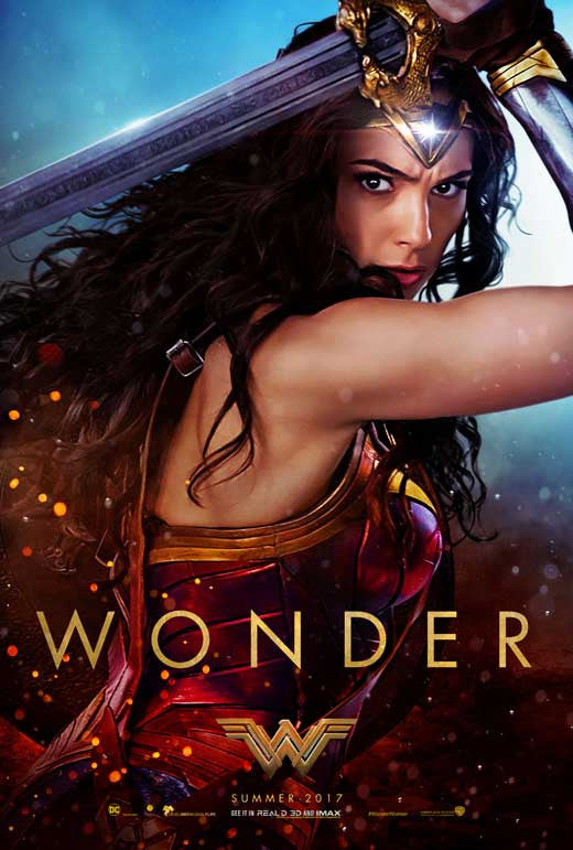 Wonder Woman Movie Poster Print (27x40) | Pop Culture Graphics