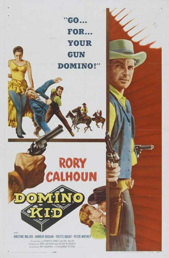 Domino Kid Movie Poster Print featuring vibrant artwork