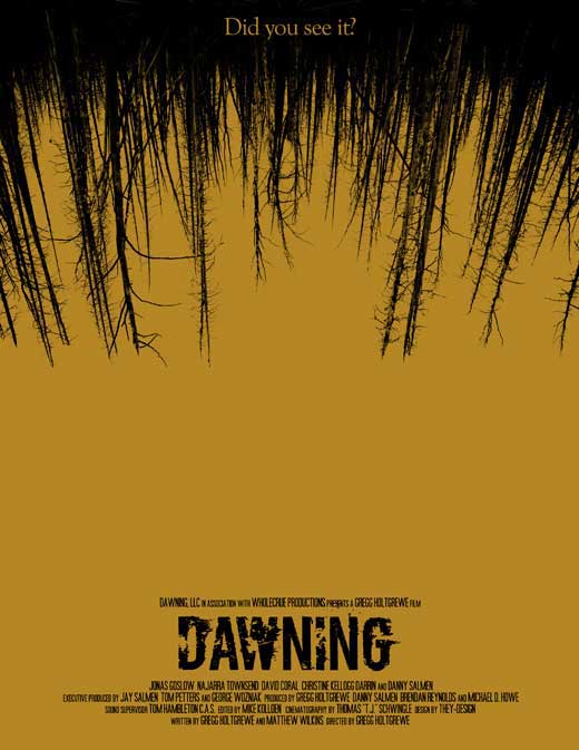 Dawning Movie Poster Print showcasing vibrant visuals and cinematic art.