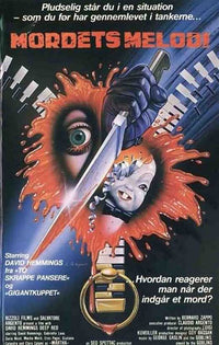 Deep Red Movie Poster Print showcasing thrilling cinematic imagery.
