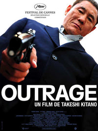 Outrage Movie Poster Print showcasing dramatic film visuals.